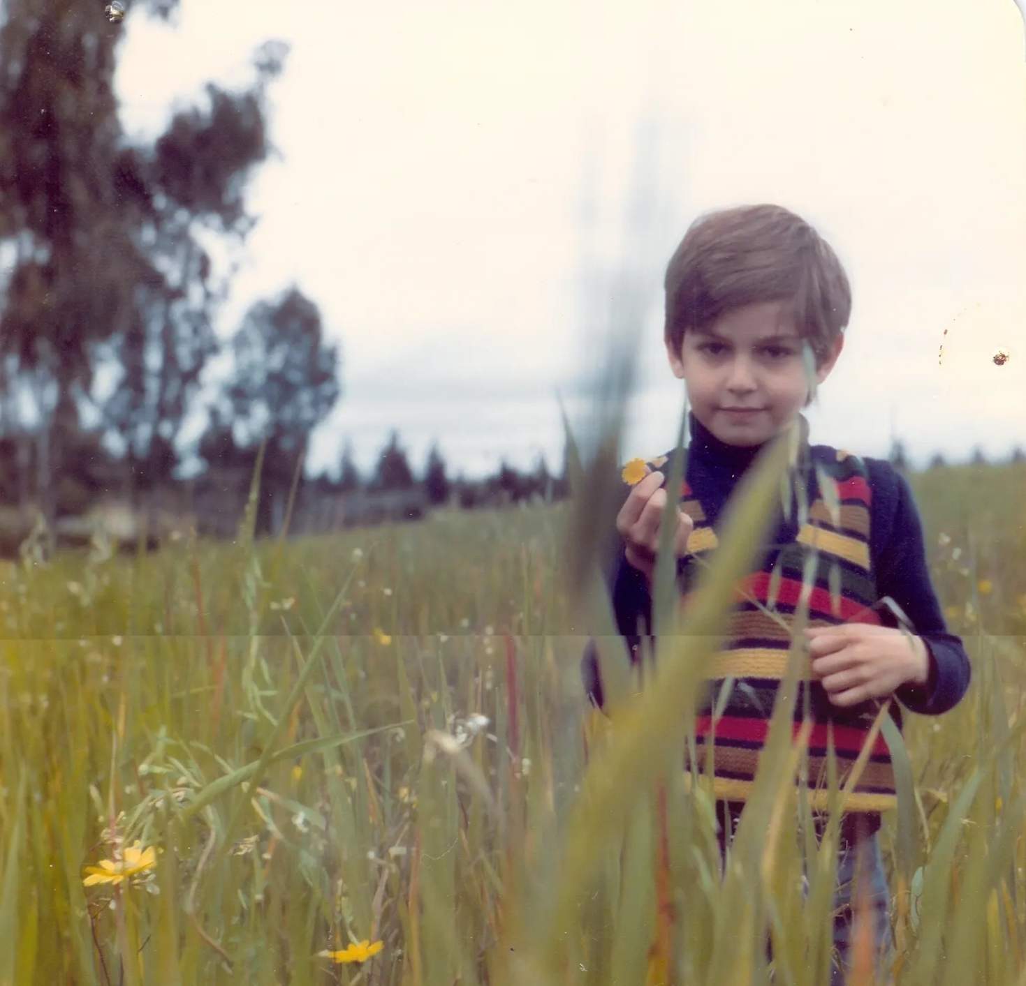 Javier en su infancia