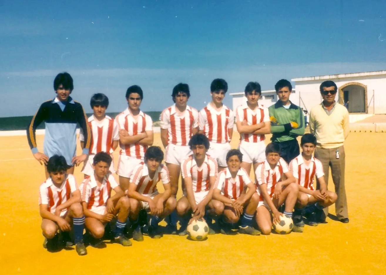 Con el equipo Atco. Huelva. Temporada 1985 - 1986