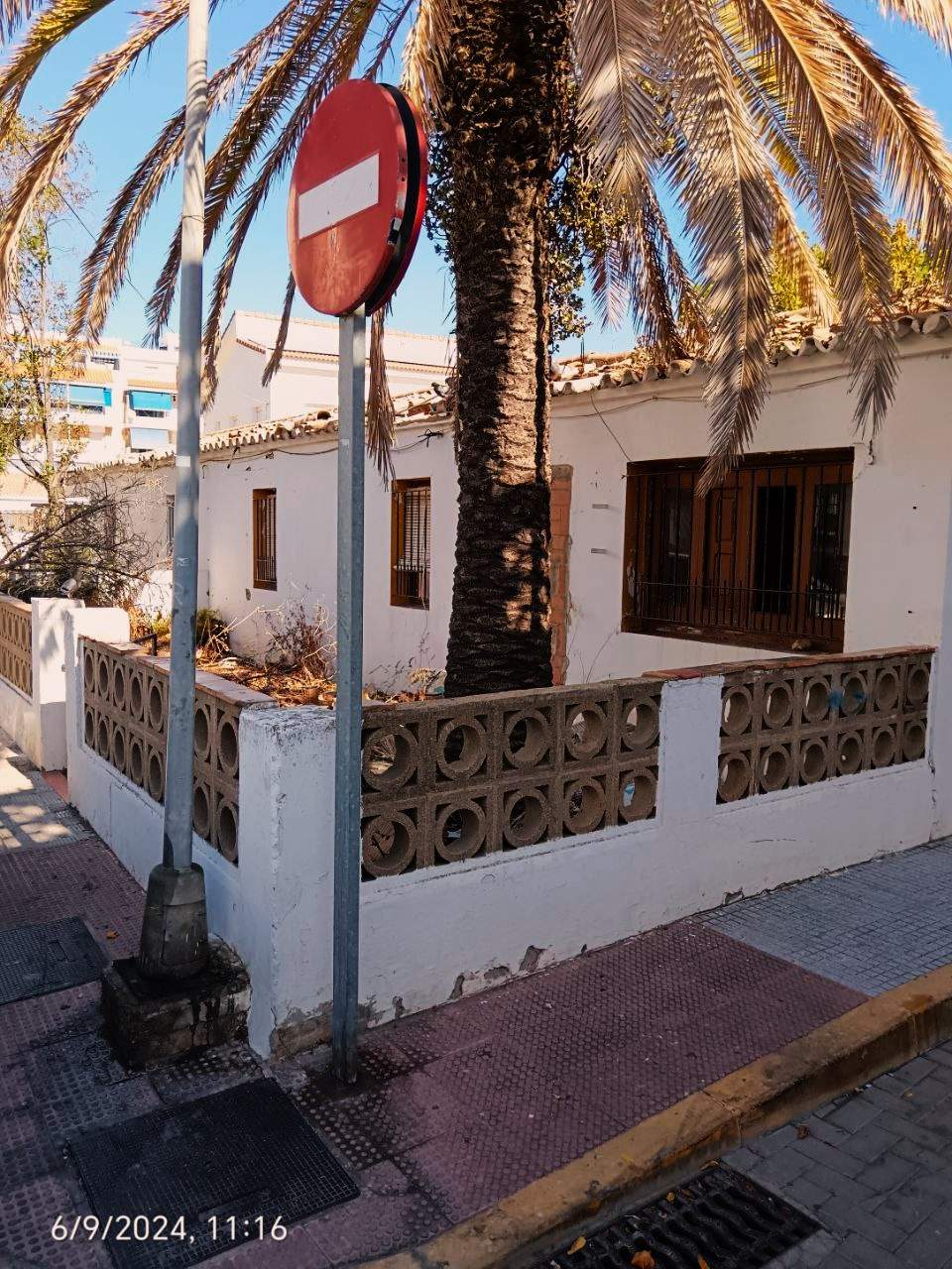 Aspecto de las viviendas en ruinas