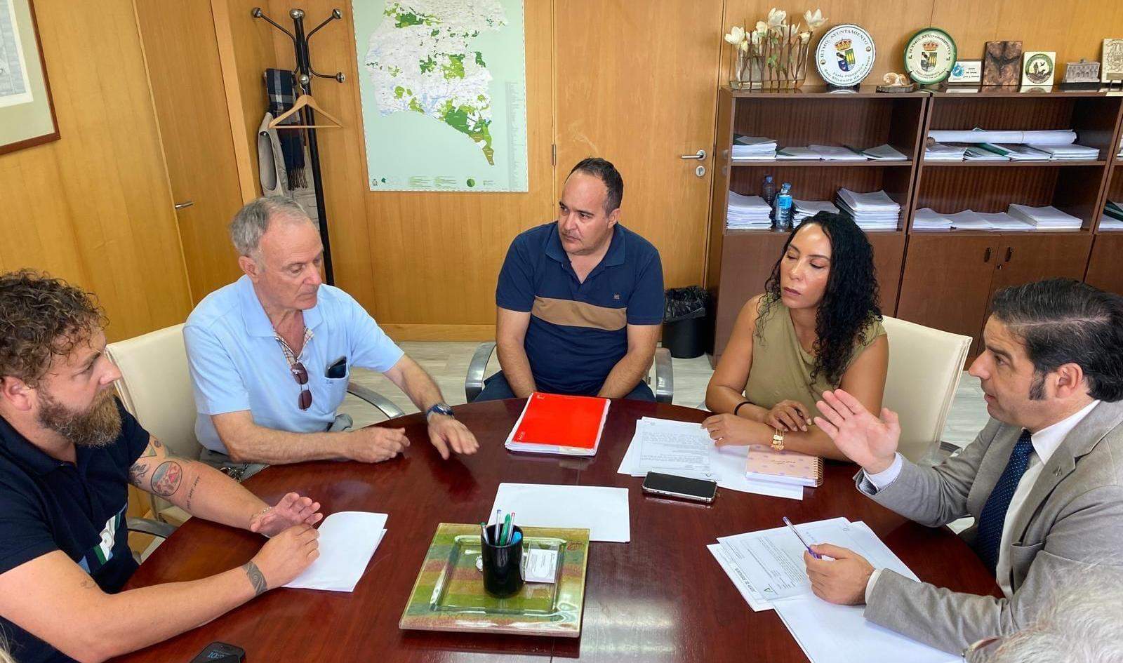 Un momento de la reunión con Pedro Yórquez