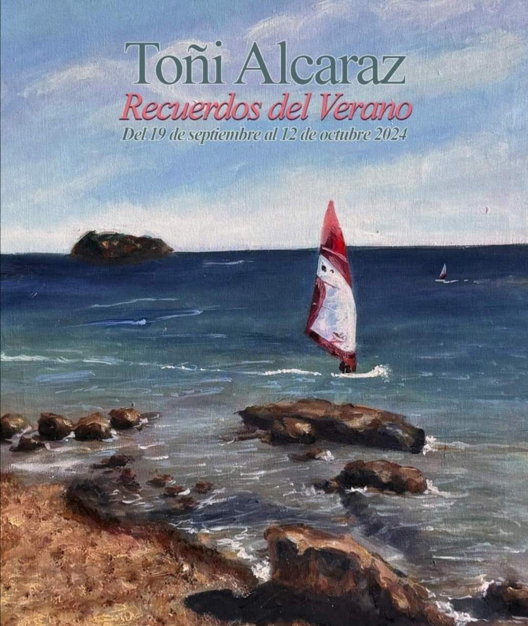 Cartel anunciador de la exposición de Toñi Alcaraz