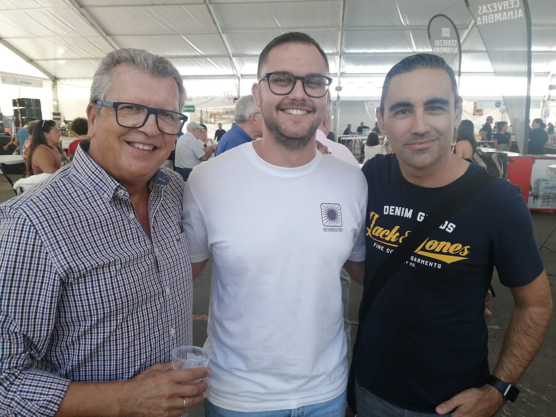 Antonio Diaz, Elías Luis y Pablo Rasco