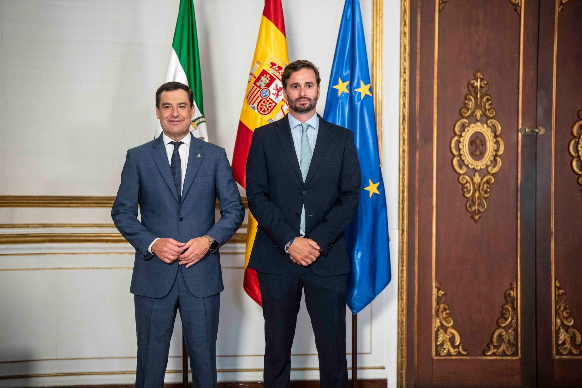 Moreno junto a Toscano