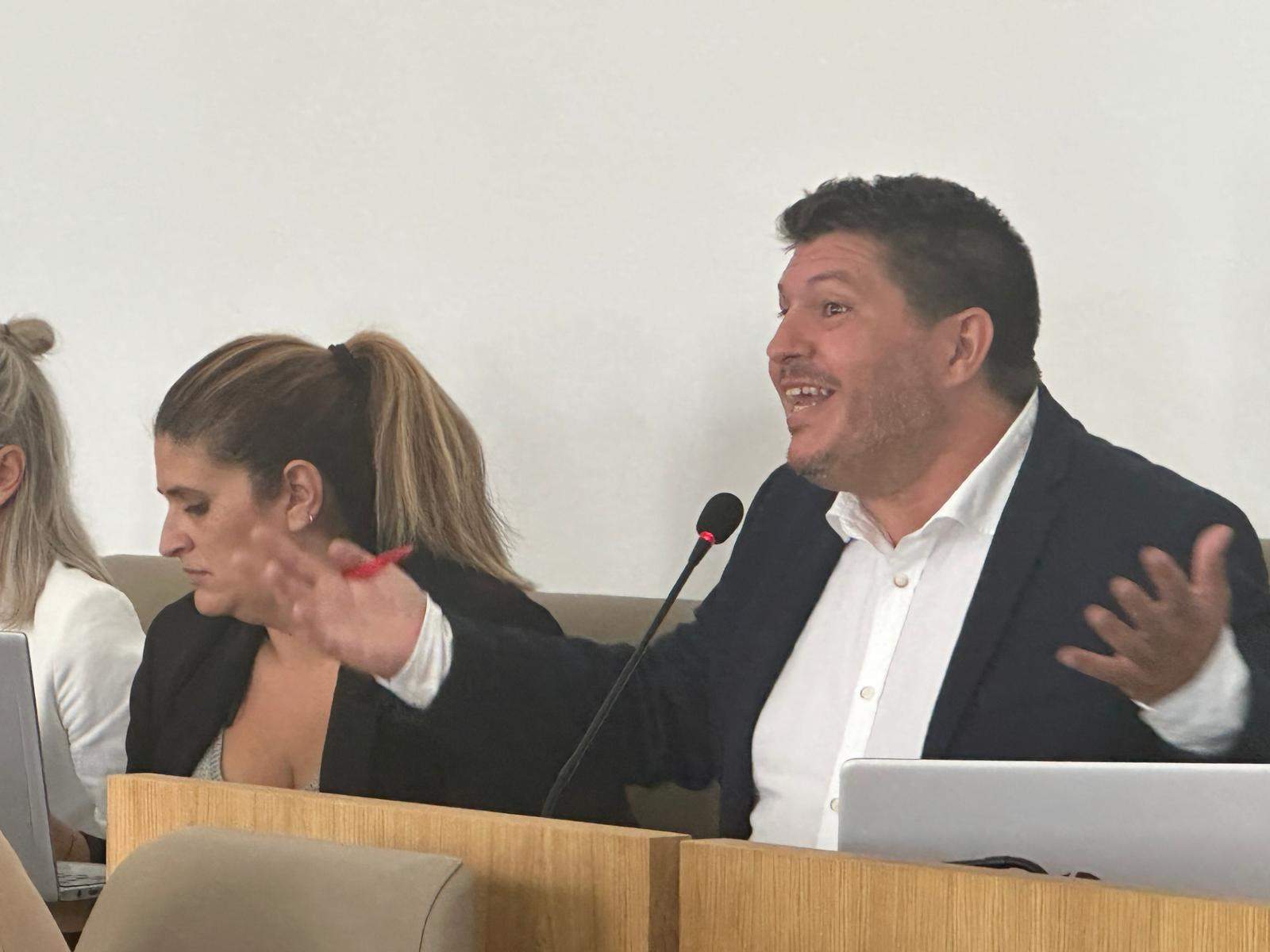 Marcos Toti en el Pleno