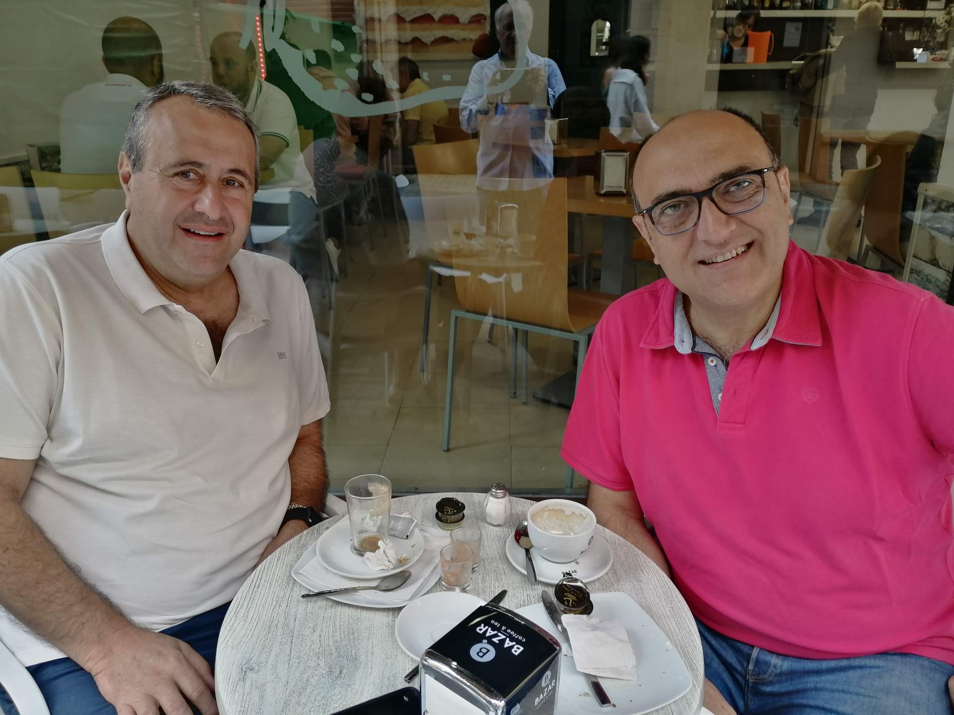 Ángel Luis de Miguel y Manuel Vargas