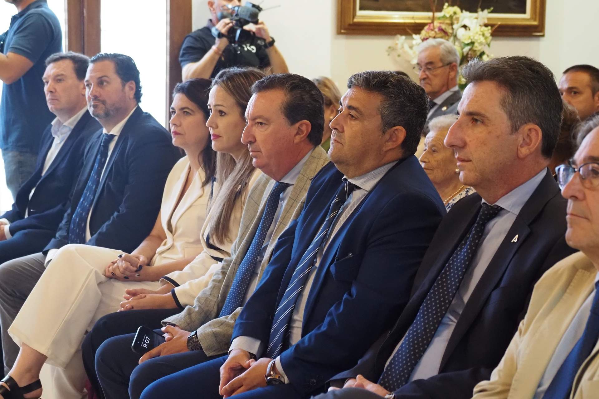 La cúpula del PP en el Pleno