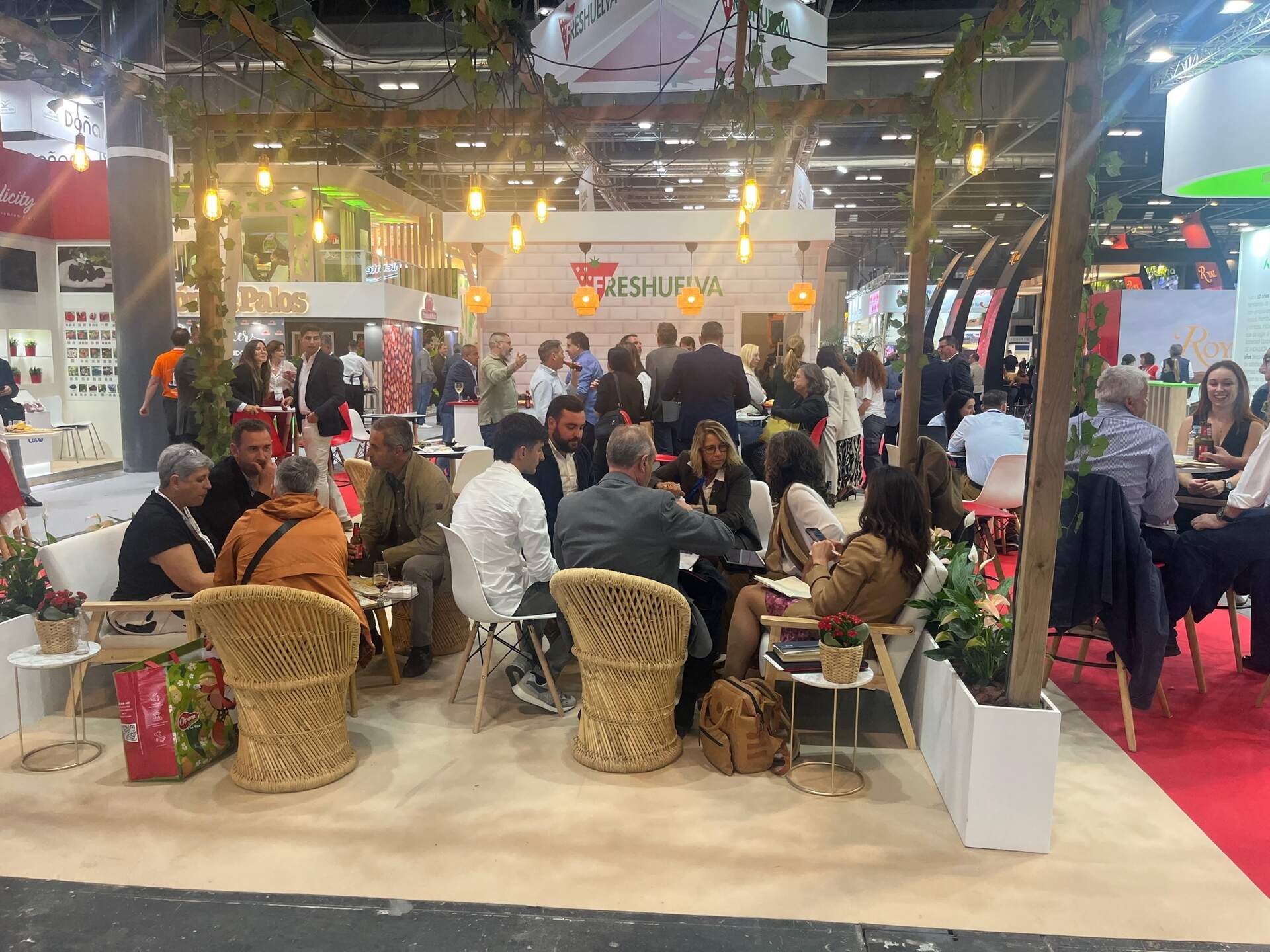 Stand de Freshuelva en la Feria