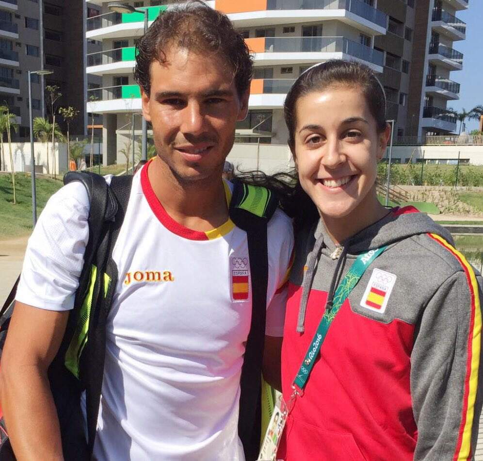 Rafael Nadal y Carolina Marín, admiración compartida