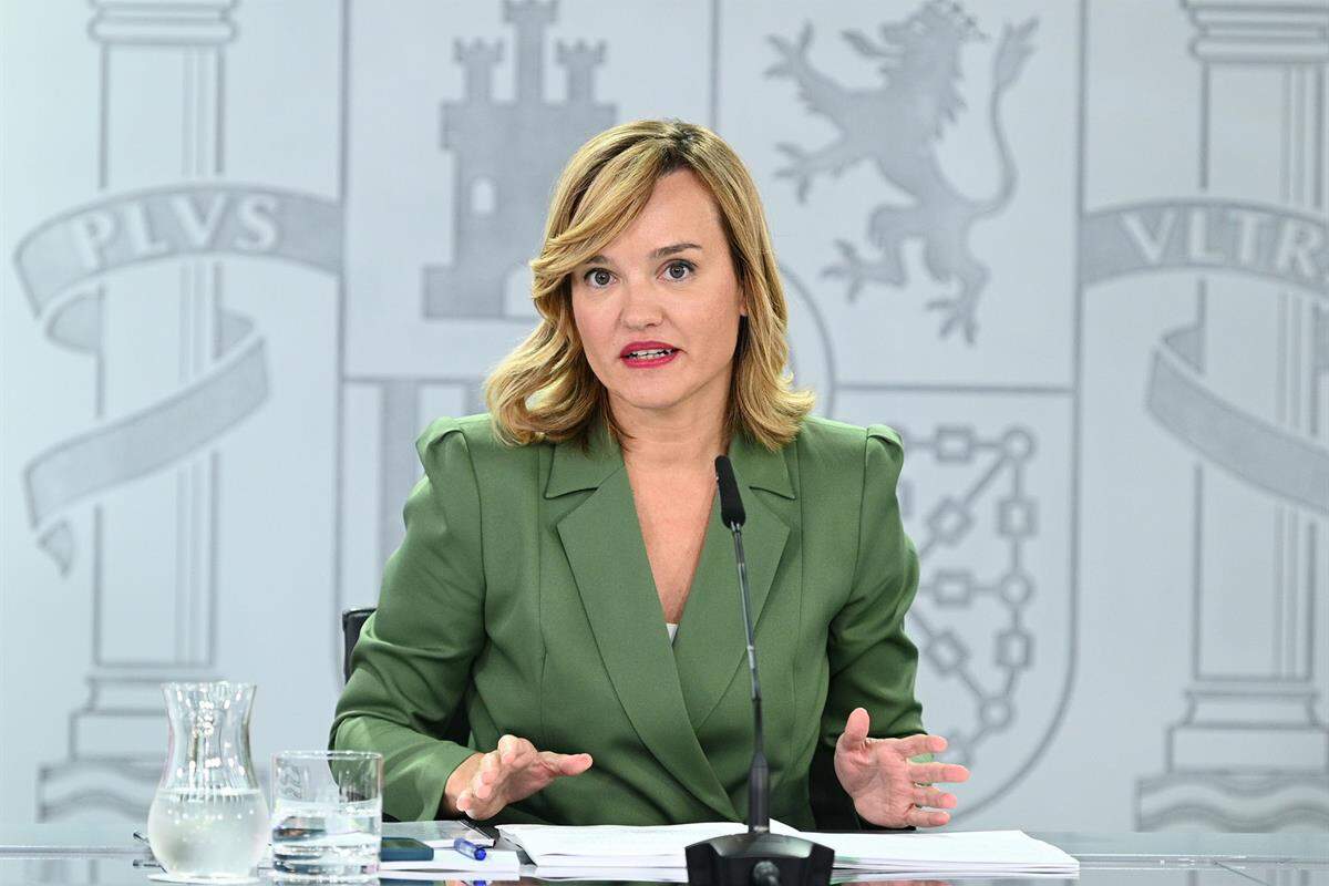 Rueda de prensa de la ministra Portavoz del Gobierno, Pilar Alegría