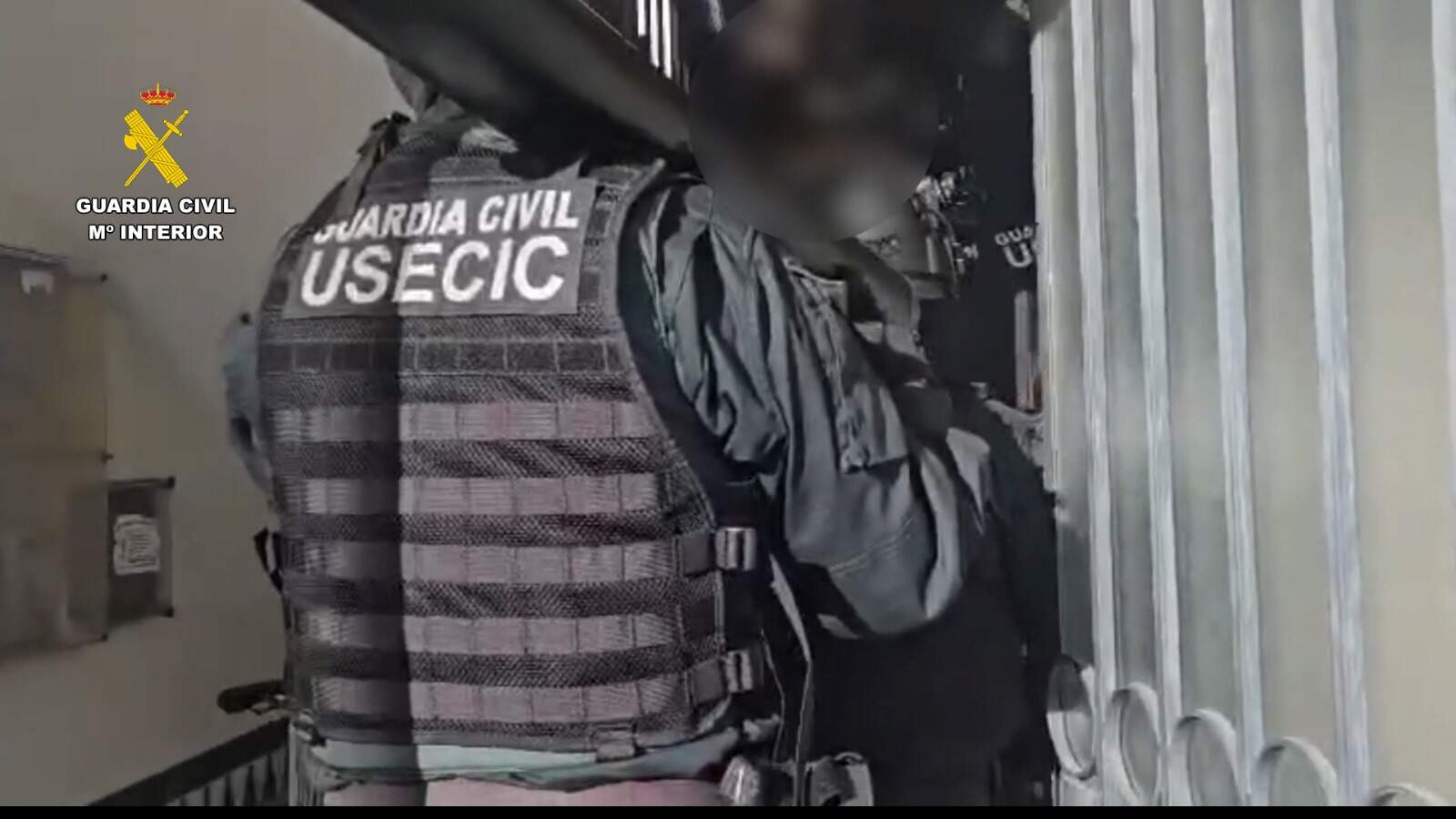 Un agente en la Operación Mistela