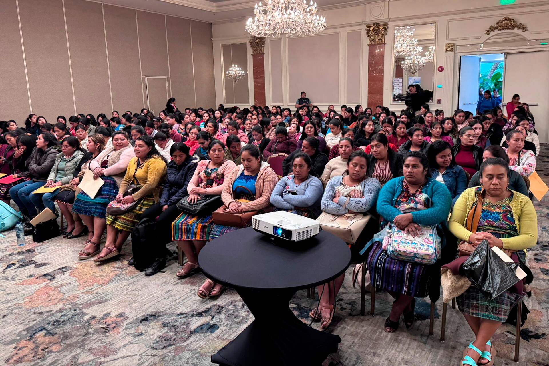 Una de las charlas en Guatemala