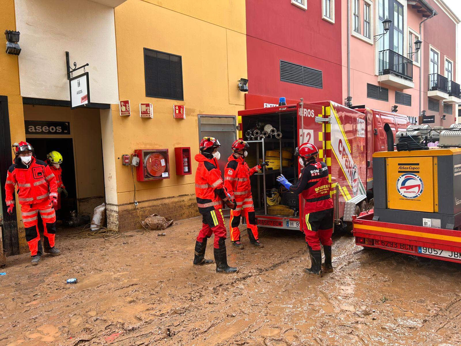 Bomberos del Consorcio en Valencia
