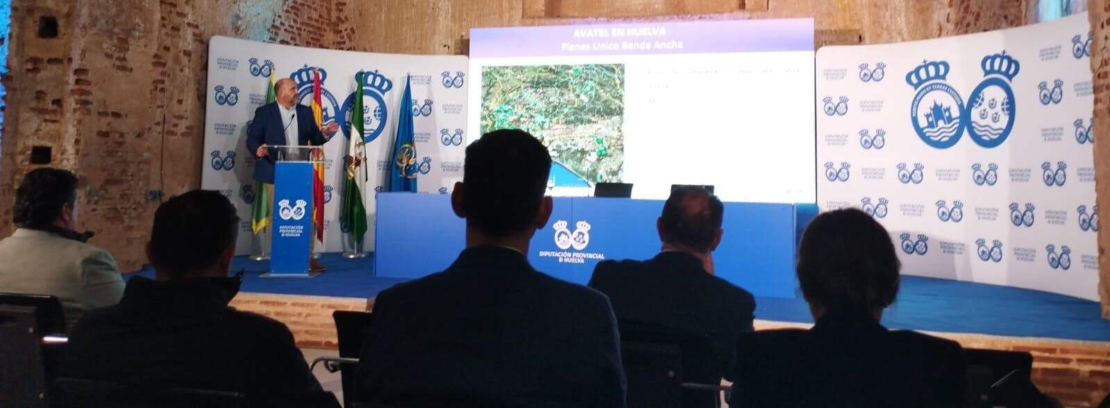 Exposición del despliegue de Avatel-Telecom en Huelva