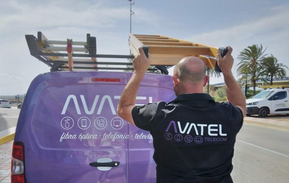 Trabajos de Avatel en la provincia de Huelva