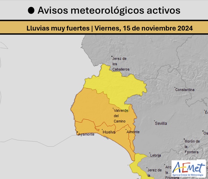 Aviso Aemet
