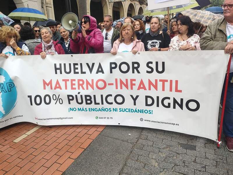 Pancarta por el Materno-Infantil