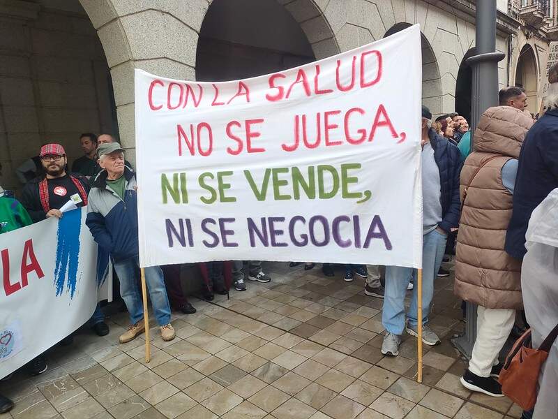 El caballo de Troya de la privatización lenta e imparable, según los manifestantes