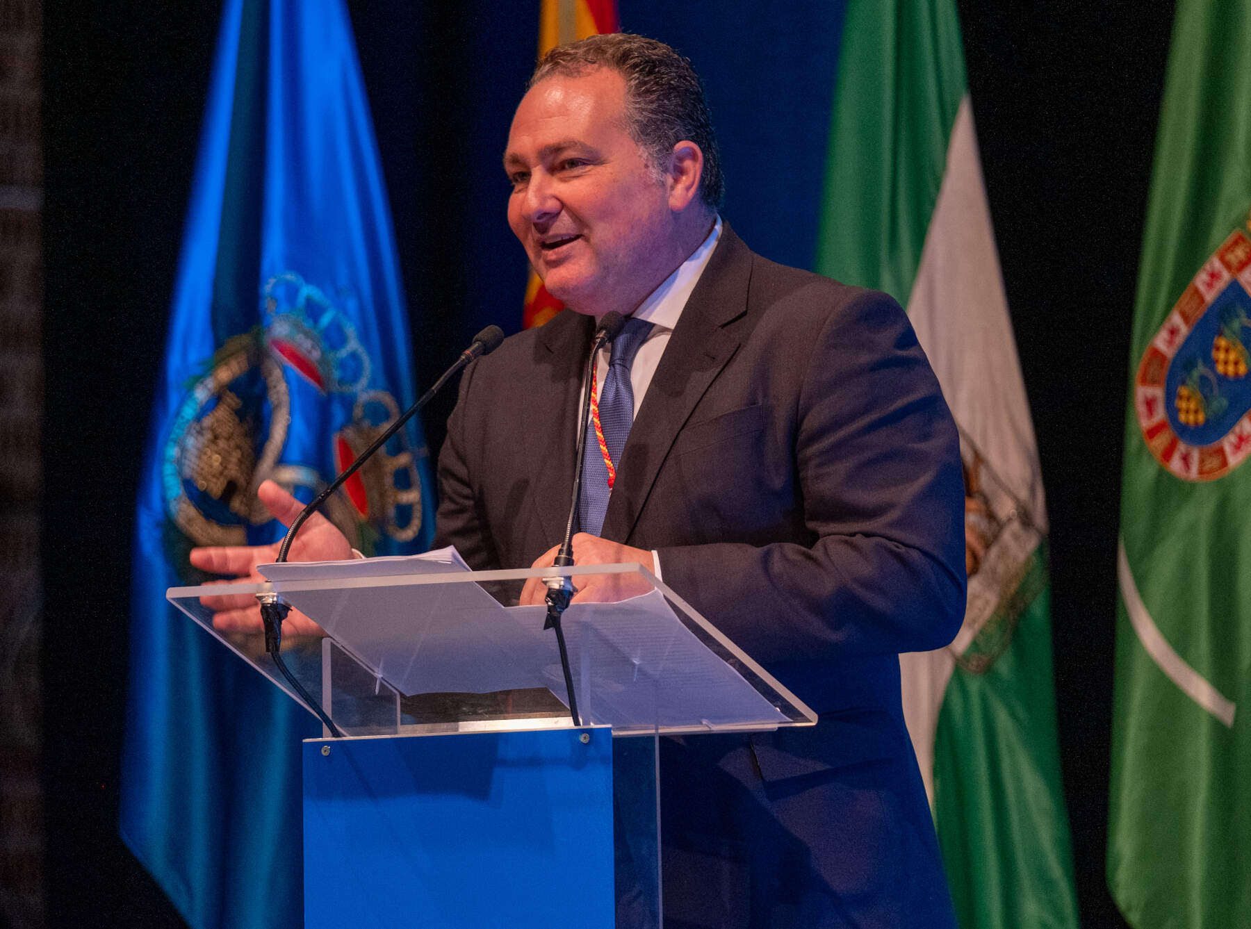 Intervención David Toscano, presidente de la Diputación de Huelva