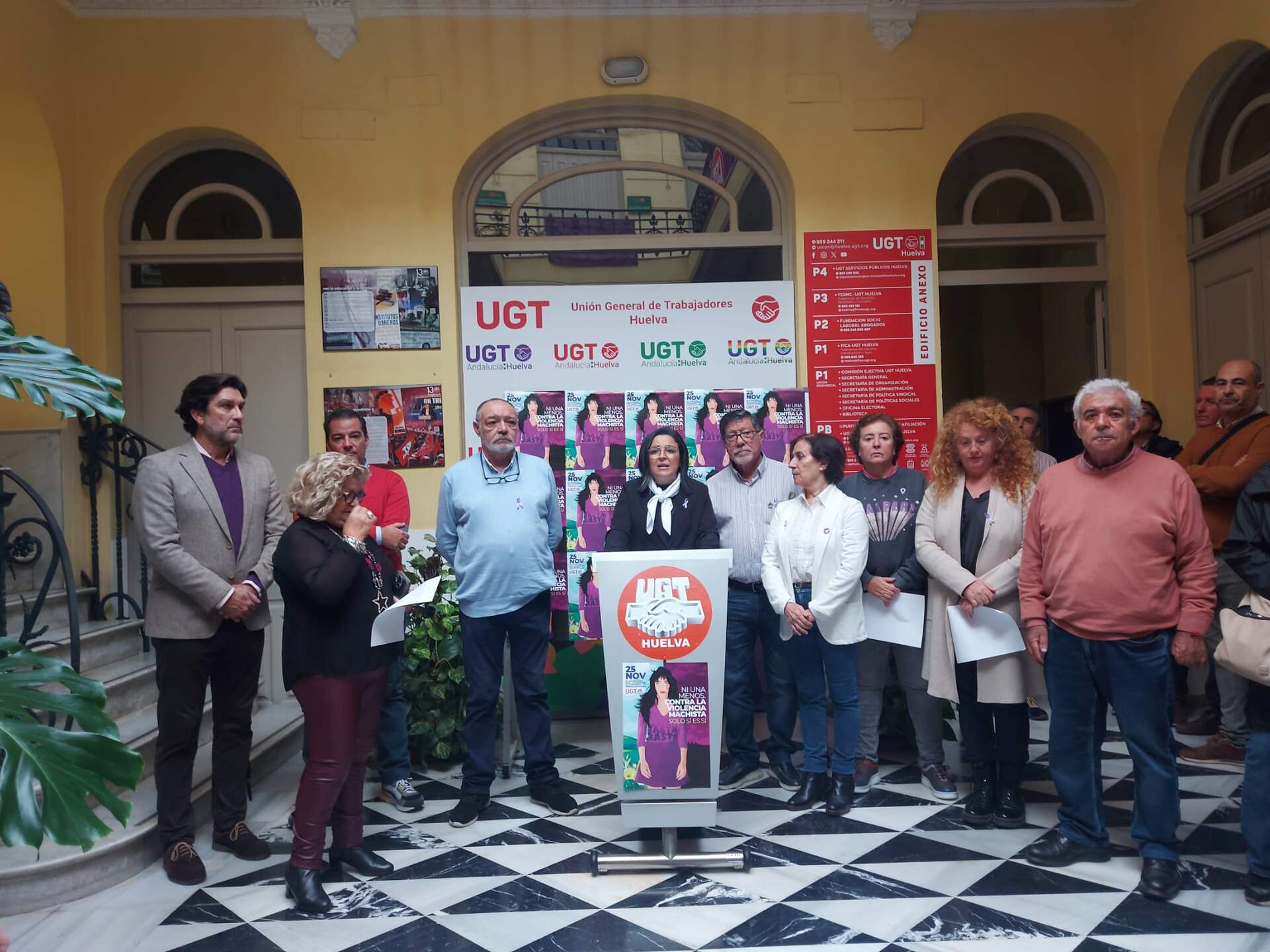 Acto celebrado en UGT este 25N