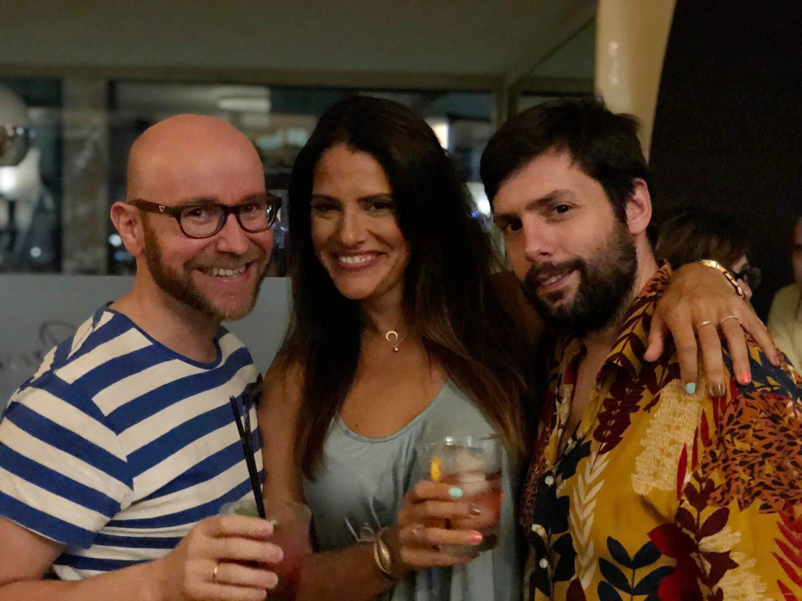 Con Manu y Pedro dos amigos que son como hermanos