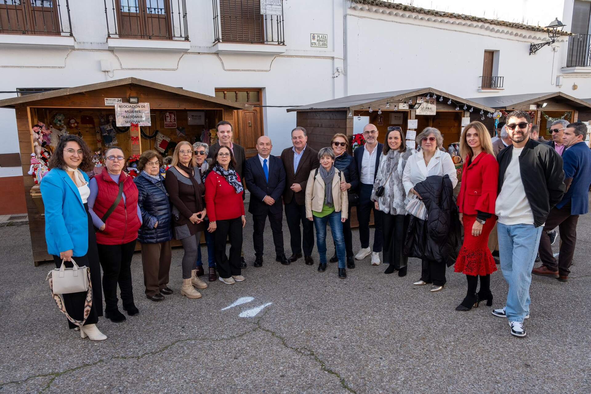 Visita de David Toscano a Cumbres Mayores