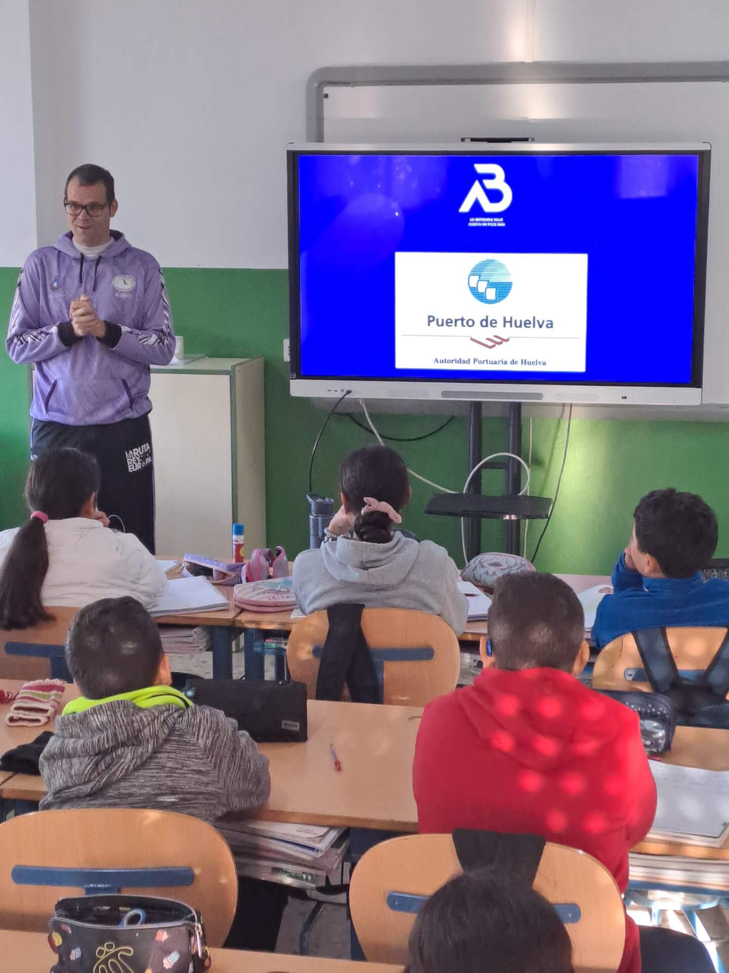 Antonio Bendala durante su charla.