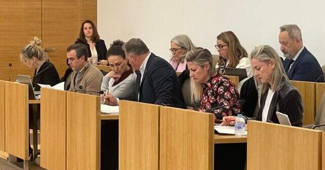 Bancada del PSOE en el Pleno