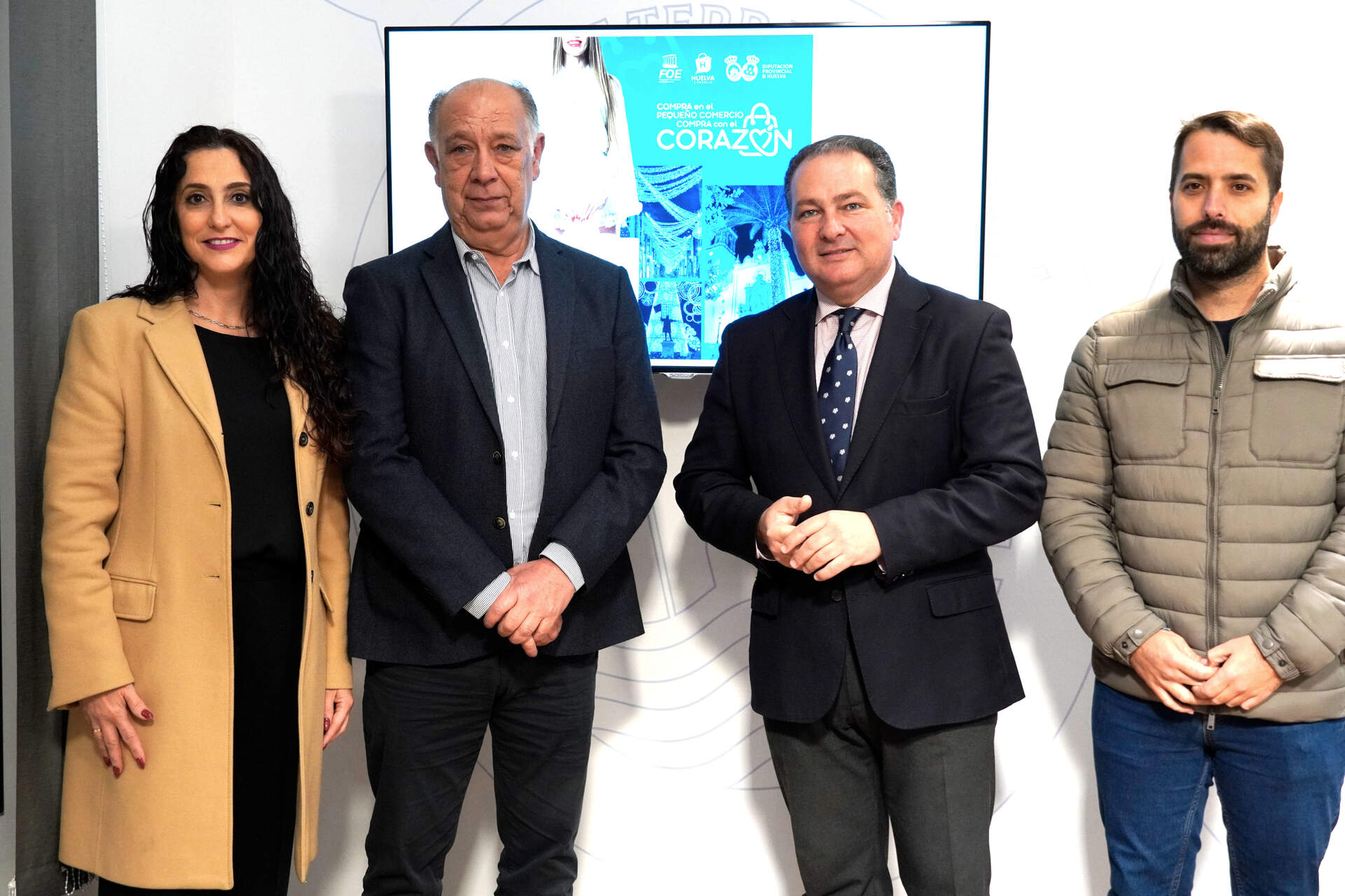 Presentación de la campaña junto a Huelva Comercio