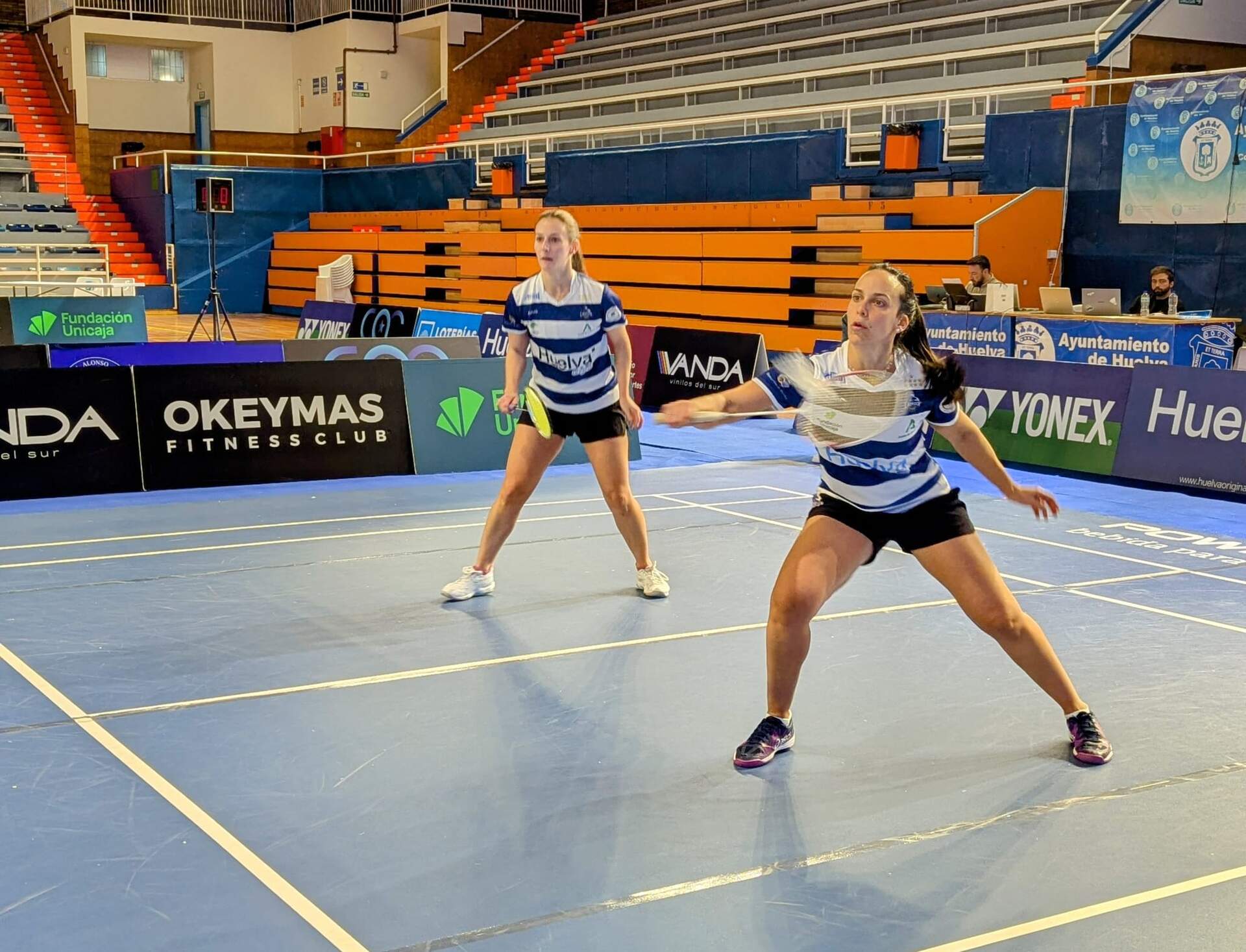 Haideé Ojeda y Belén Rodríguez se apuntaron su dobles.