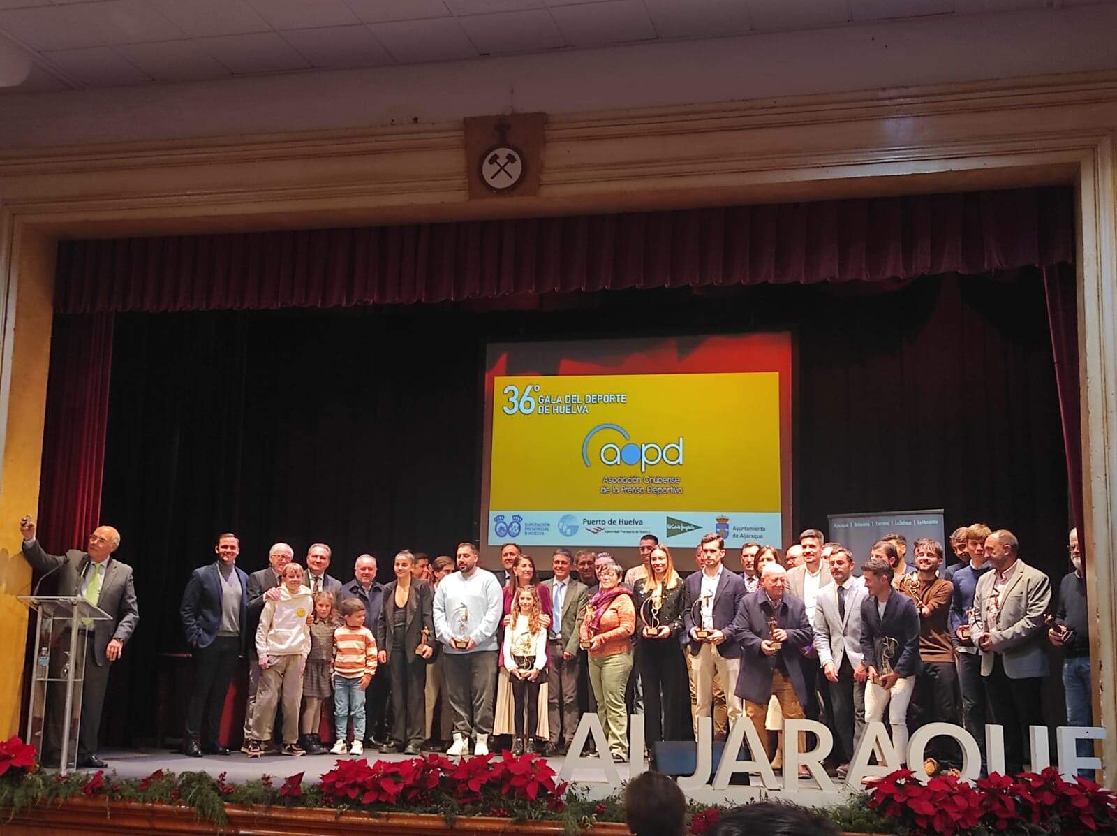 La foto de familia de la Gala.