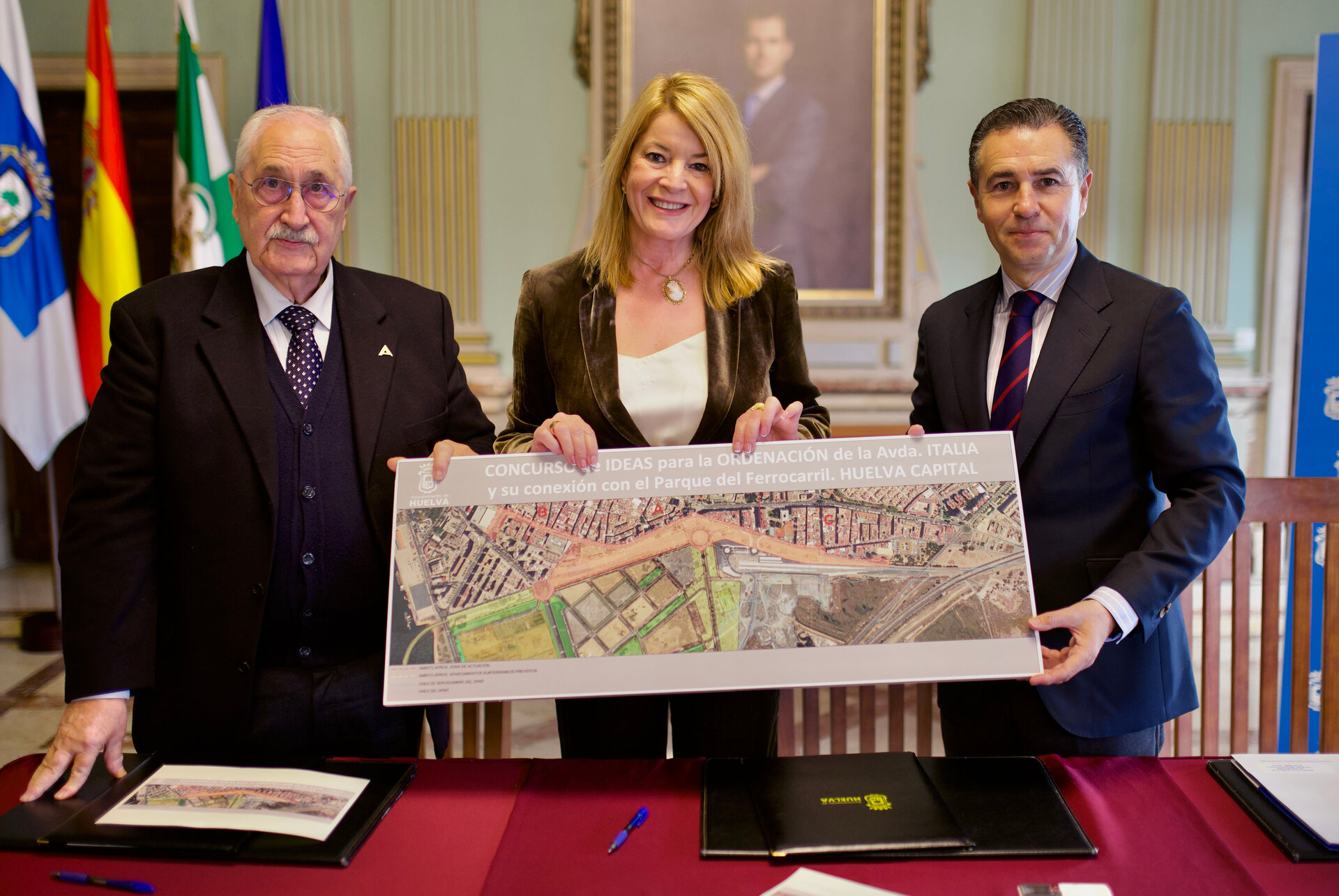 Presentación del acuerdo con el COAH Huelva