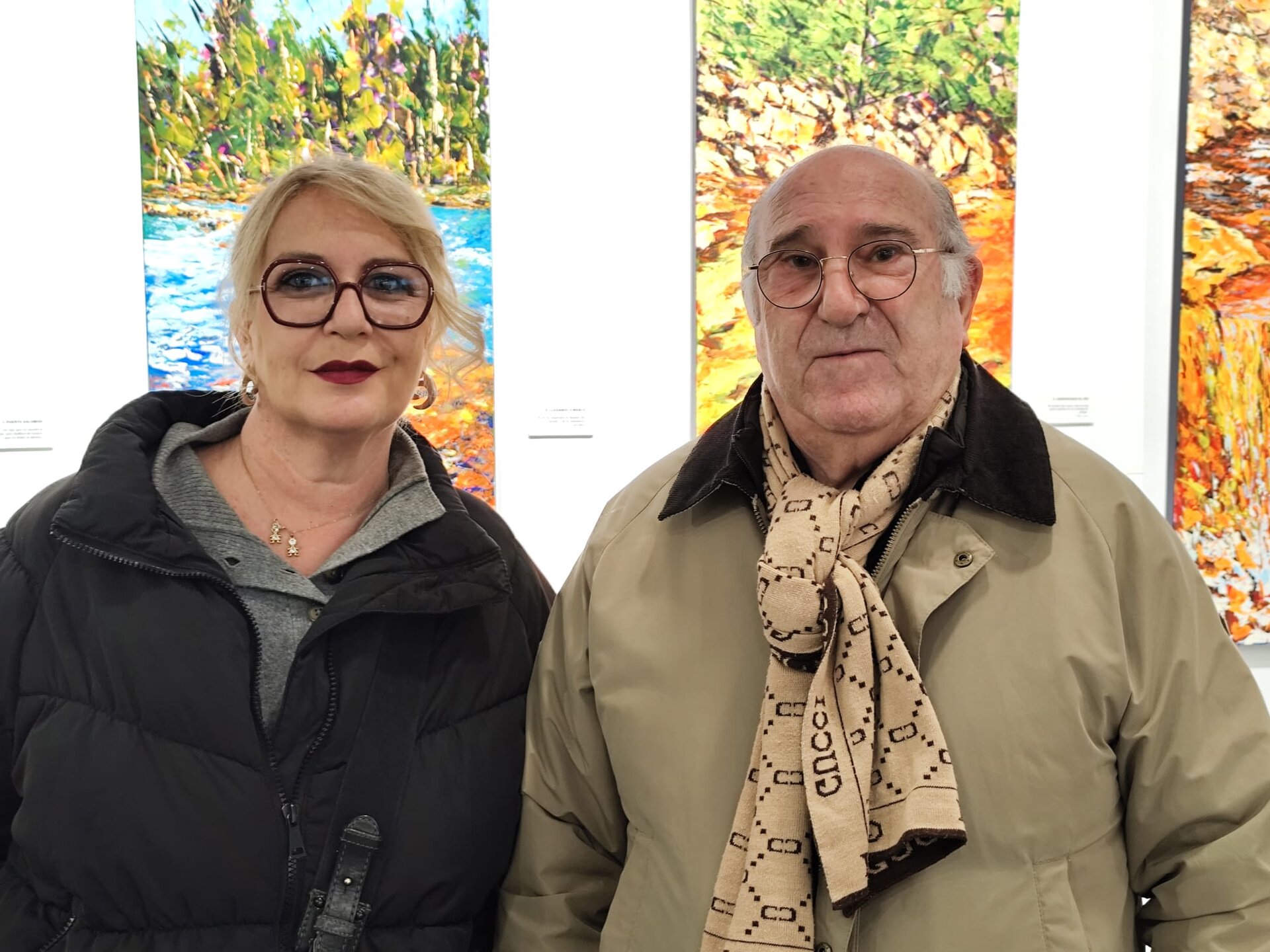 Antonio Suárez con Alicia Simón