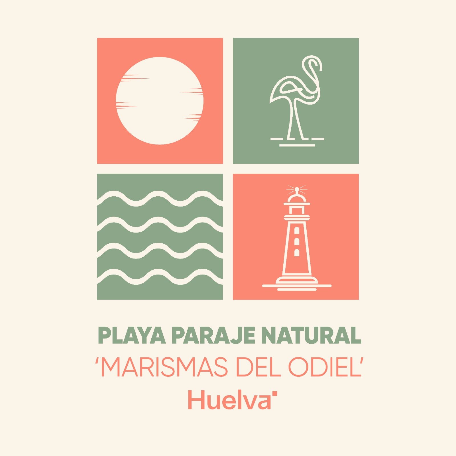 Logo (Marismas del Odiel, Playa de Huelva, Reserva de la Biosfera