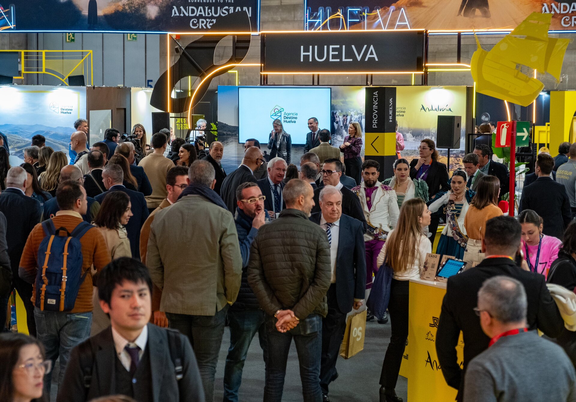 Intensa actividad en Fitur 2025 de la Diputación y la Agencia Destino Huelva