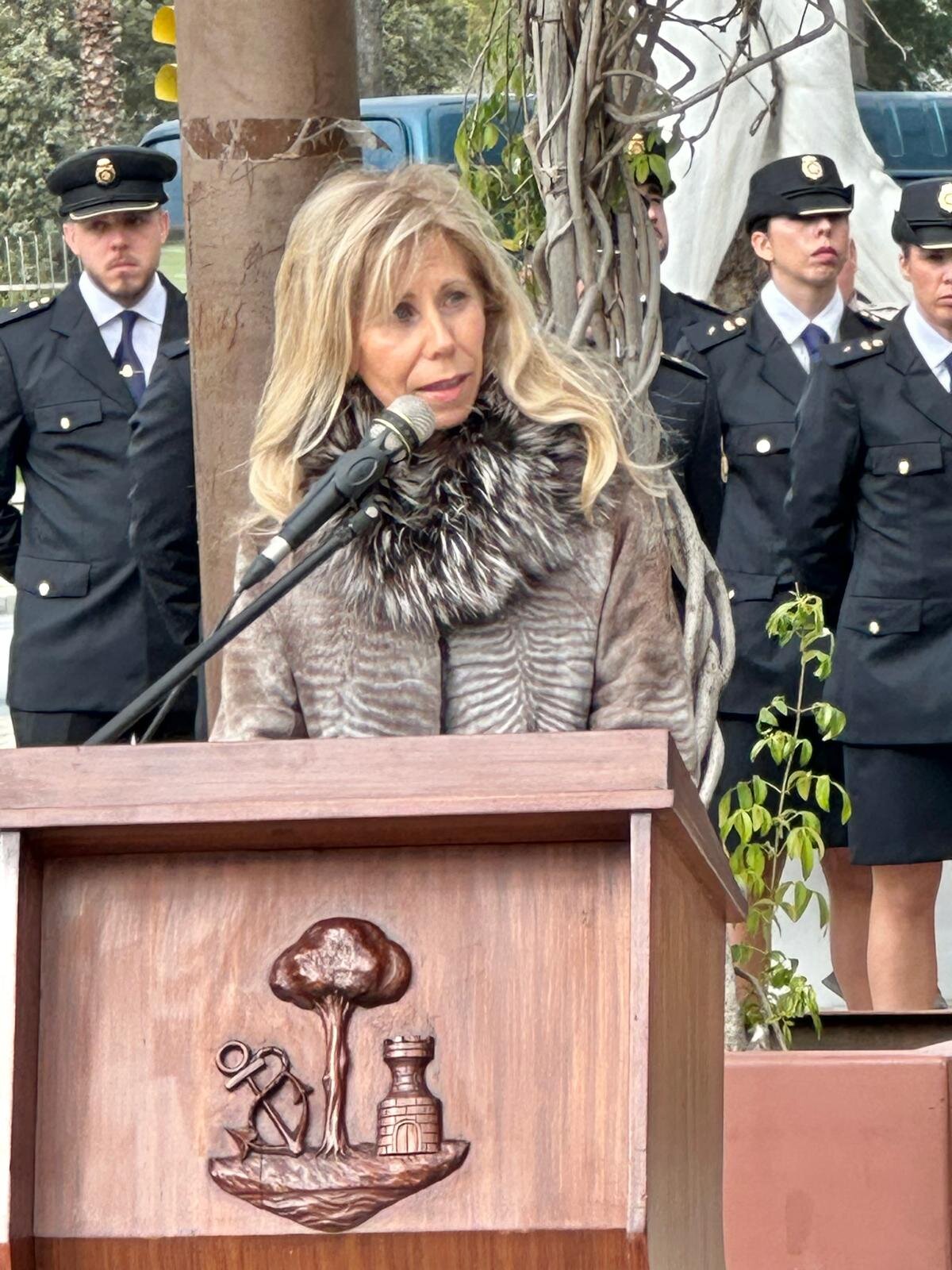 María José Rico, en su discurso