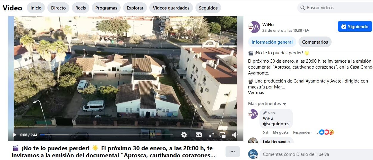 Aquí puedes ver el trailer del documental: https://www.facebook.com/watch/?v=1340676284039158&ref=sharing