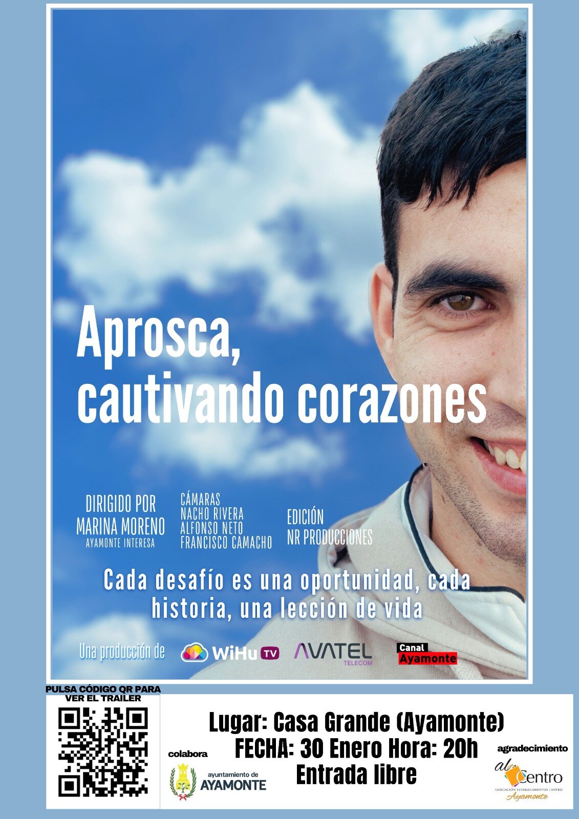 Portada del estreno del documental