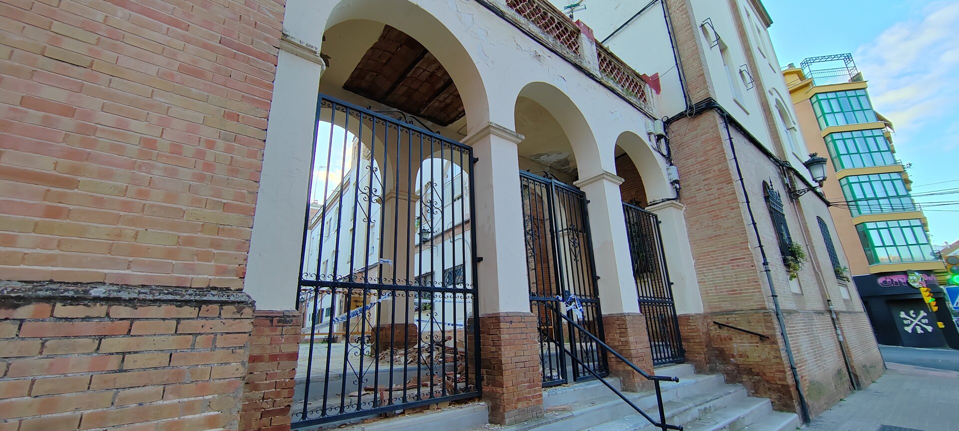 Derrumbe Casa Grande, ubicado junto a La Merced