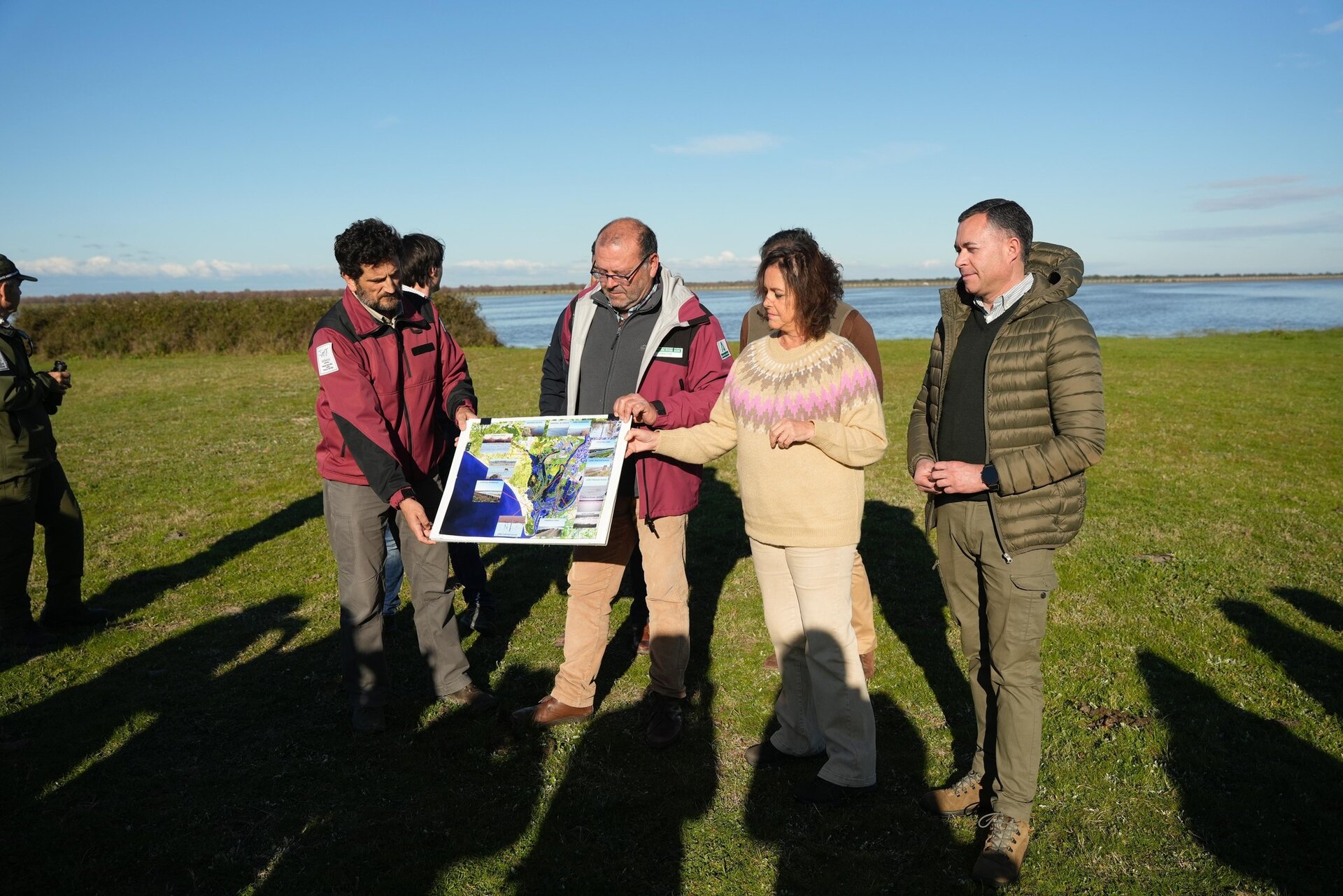 La consejera visitó ayer Doñana