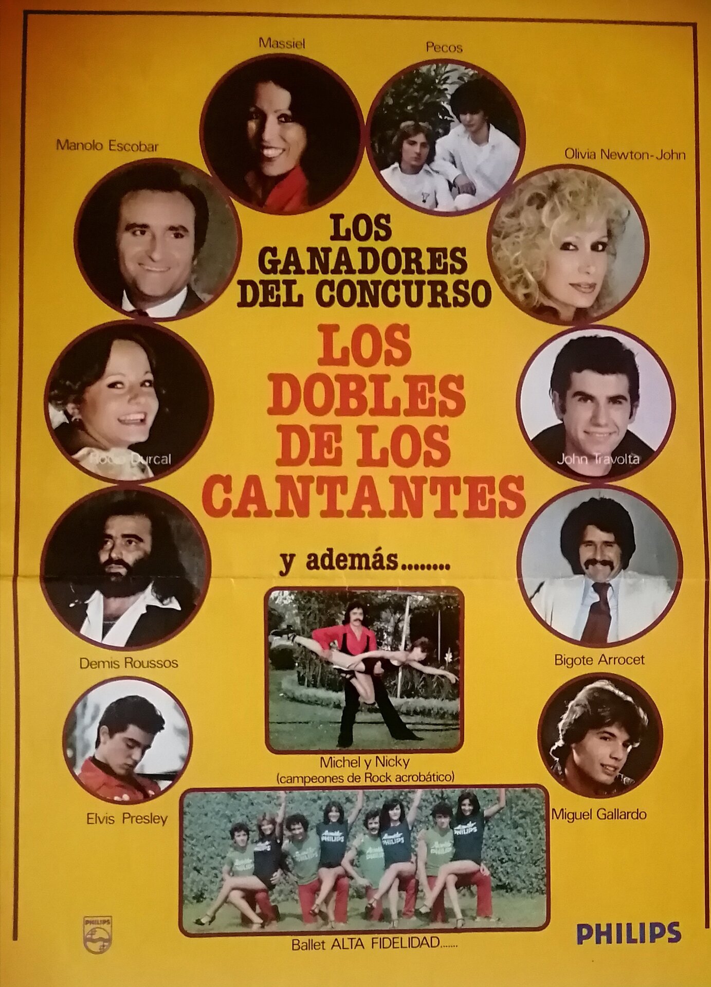 Cartel de una de sus actuaciones