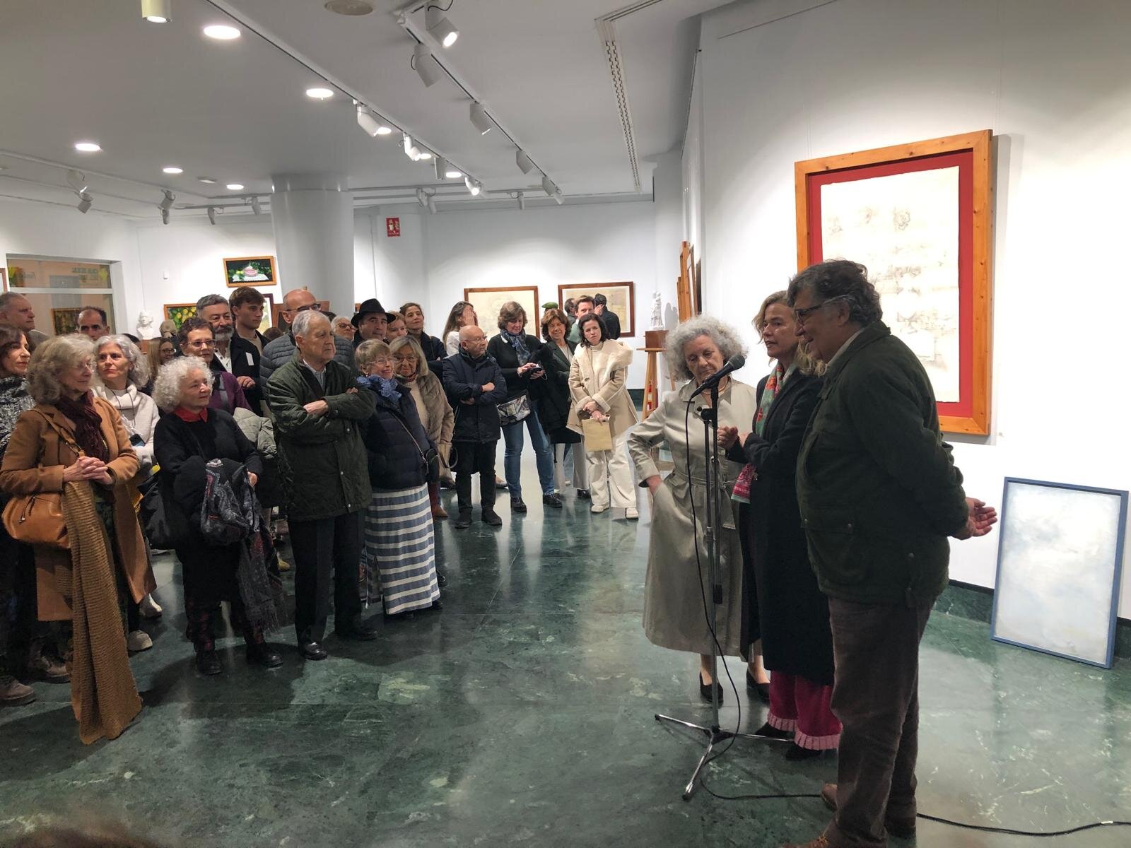 Acto de inauguración de la muestra