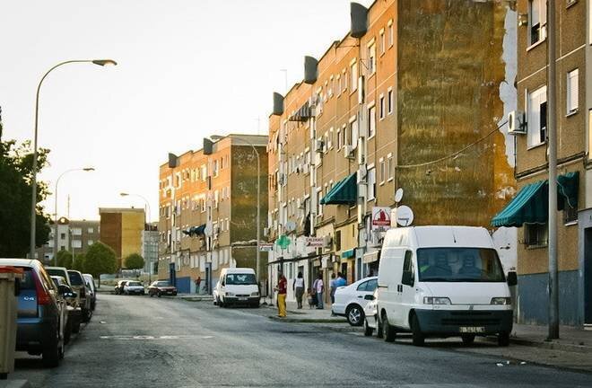 Barrio de El Torrejón, con usuarios del bono social