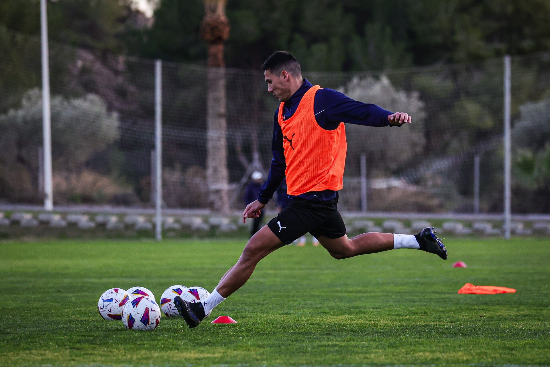 Durante un entrenamiento