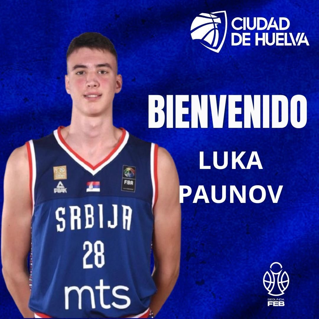 Luka Paunov (ala-pívot serbio, 2,10 metros y 22 años) ha fichado por el CDH.