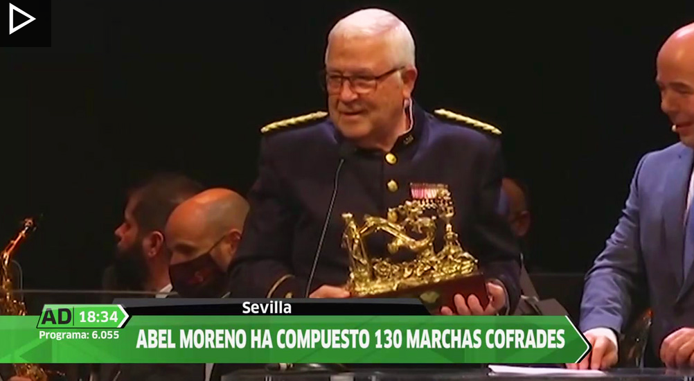 Abel Moreno, en una imagen de Canal Sur