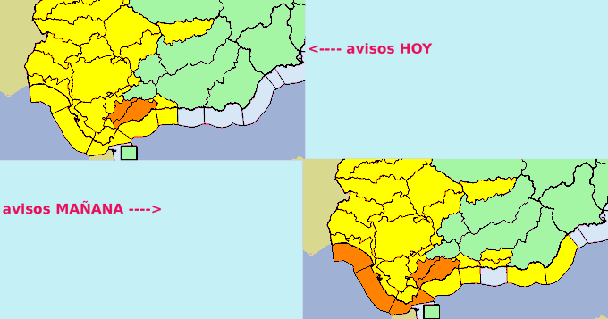 Mapa de avisos