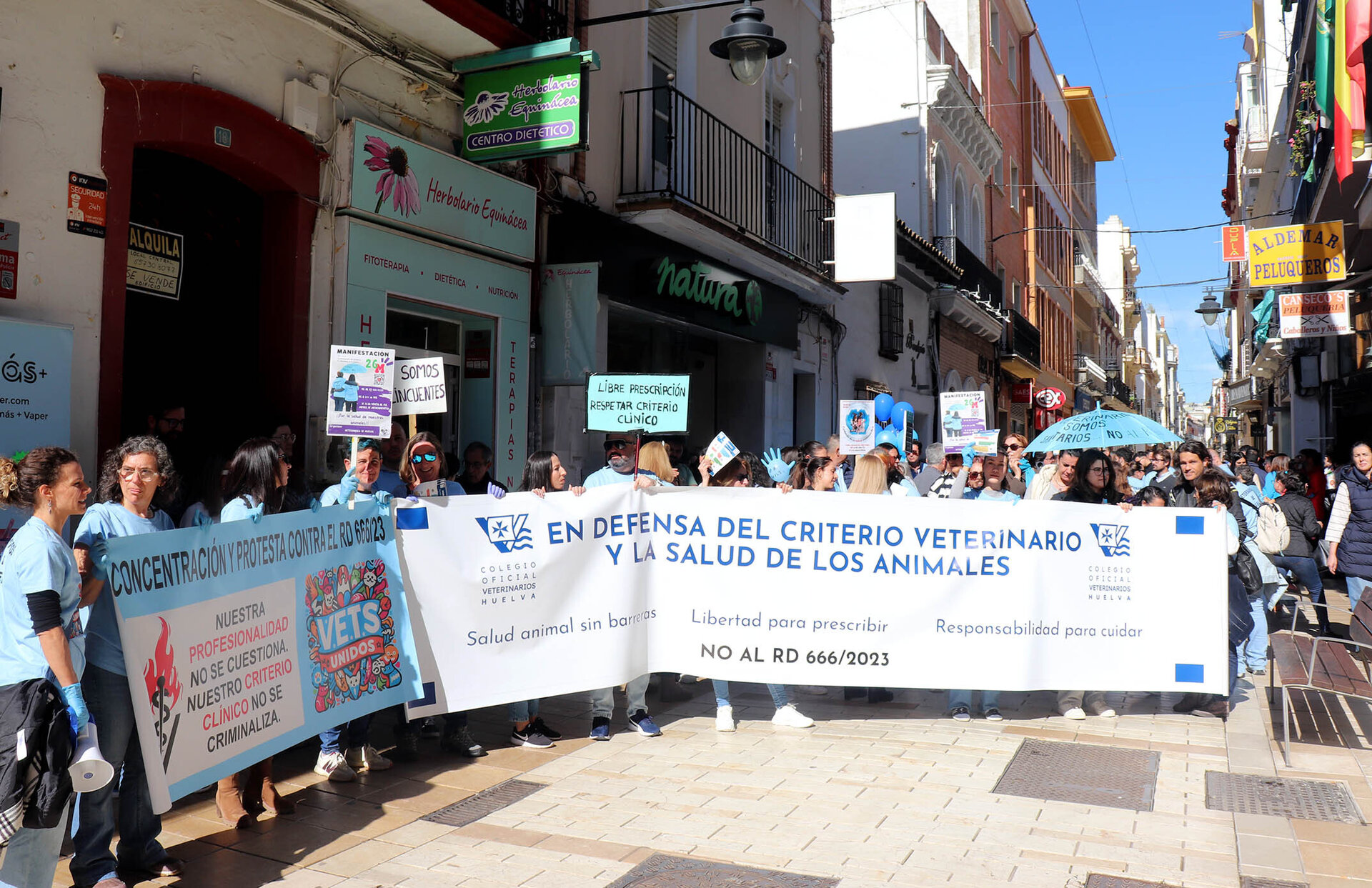 Protesta Colvet Huelva