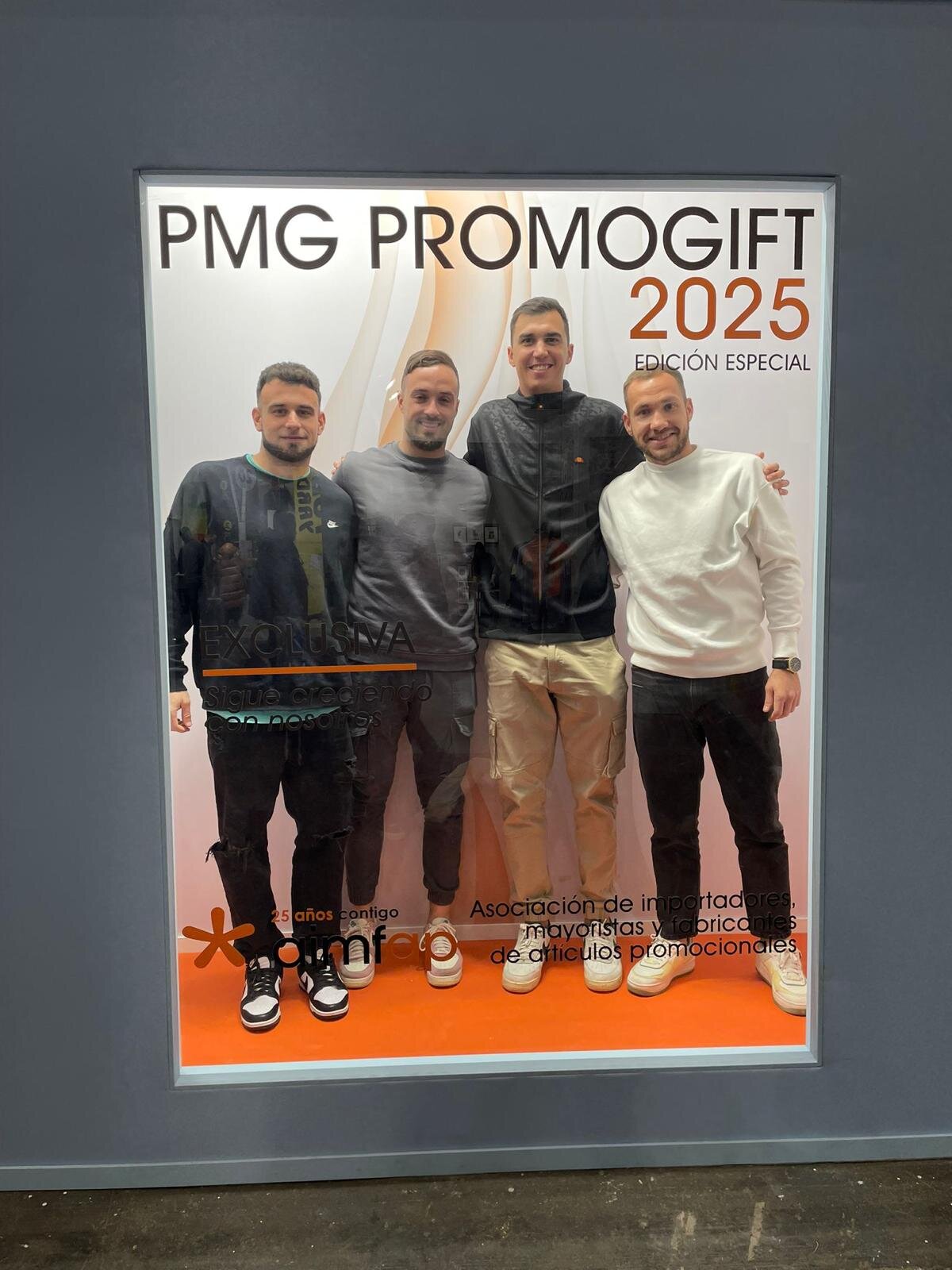 En la imagen y de izquierda a derecha; Jesús Javier García, Jaime Ruiz, Adolfo López y Victor Manuel García, cuatro de los componentes de ´Balón Dividido´