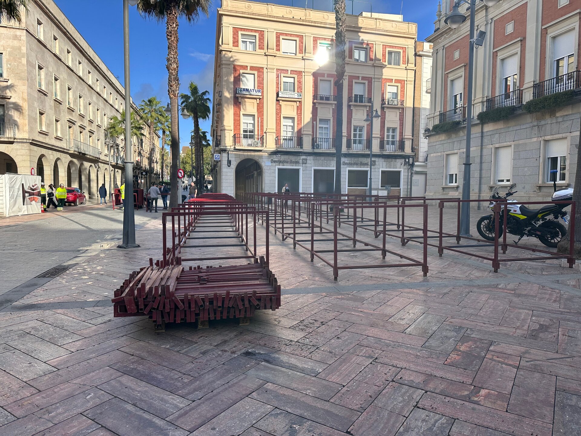 Palcos junto al Ayuntamiento