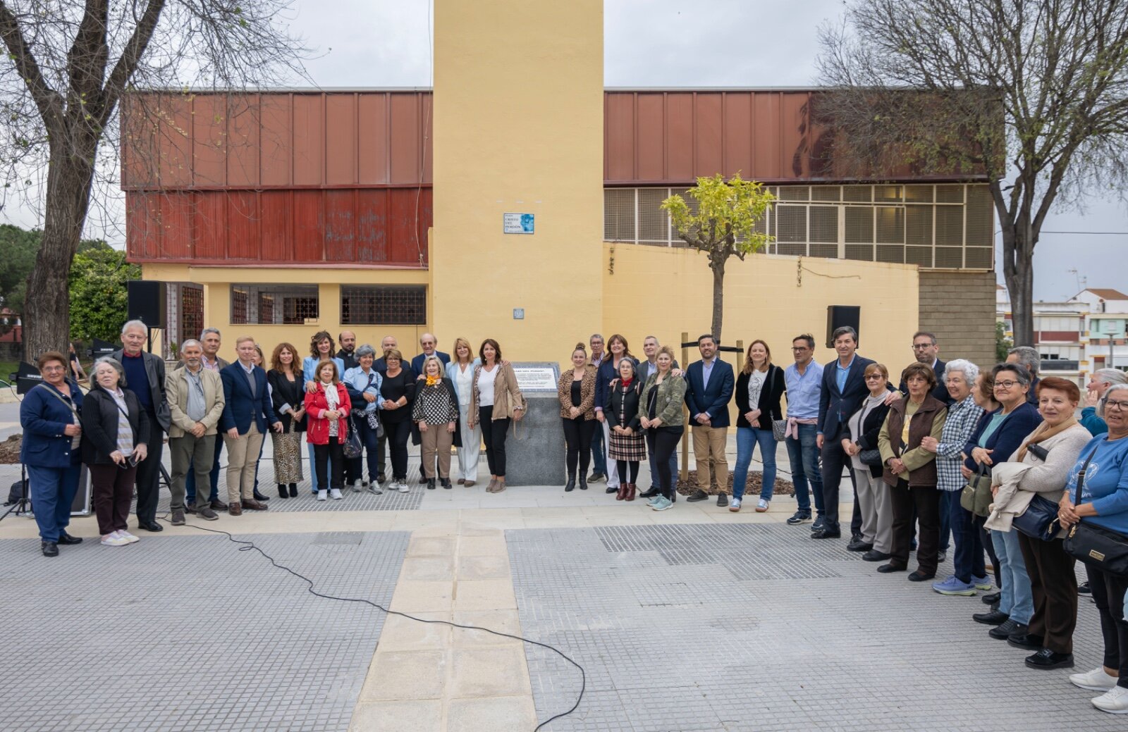 Foto de familia en el acto